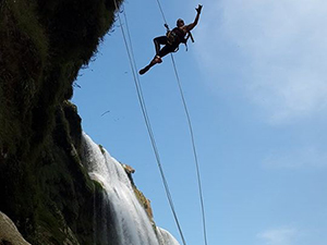 Rappel en la Huasteca Potosina