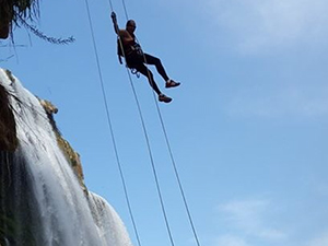 Rappel en la Huasteca Potosina