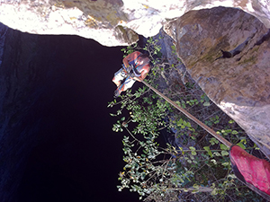 Rappel en la Huasteca Potosina