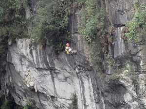 Rappel en la Huasteca Potosina