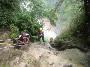 Rappel en la Huasteca Potosina