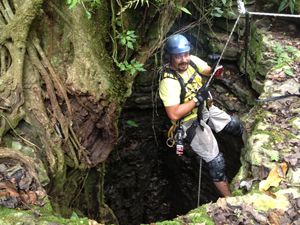 Rappel en la Huasteca Potosina